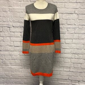 JH Collectibles Striped Sweater Dress Size Small